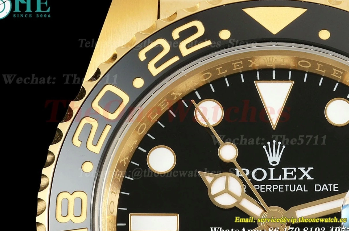 YG Jub SH3285 EWEF Master II Dial YG Black 40mm V2 GMT 126718 0509